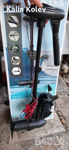 Електрически извънбордов двигател за лодка  Intex 420w, снимка 3 - Воден транспорт - 56124970