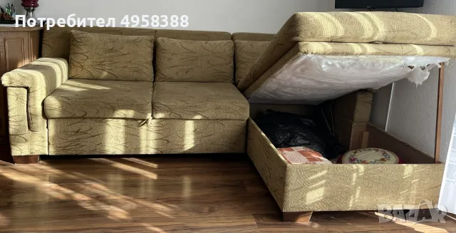 Разтегателен диван, снимка 2 - Дивани и мека мебел - 56207934
