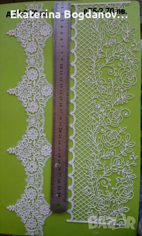 Релефна отливка дантела за декорация