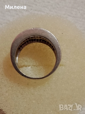 Сребърен пръстен , снимка 4 - Пръстени - 52851465