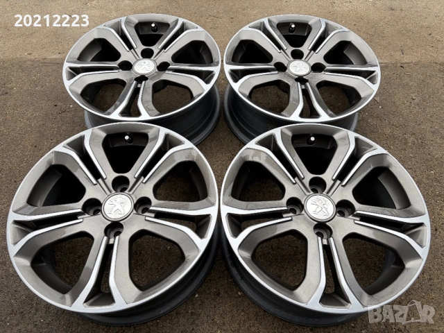 4 броя алуминиеви джанти за Peugeot 208,2008 16, снимка 3 - Гуми и джанти - 53477479