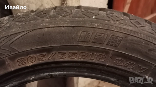 Продавам 2 броя зимни гуми 205.55.16 на 1 сезон дот 2019 Lassa , снимка 3 - Гуми и джанти - 53022012