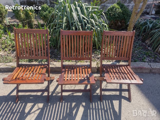  Dazzlers сгъваеми дървени  столове , снимка 3 - Столове - 40064331
