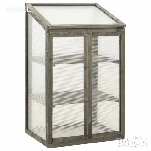 vidaXL Оранжерия, 60x45x100 см, чамово дърво, снимка 1 - Оранжерии - 56146666