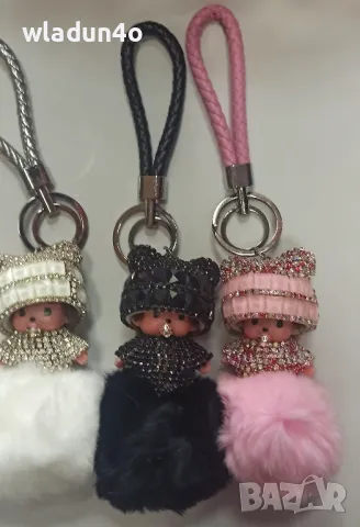 Monchhichi Пухкав ключодържател-15лв, снимка 3 - Други - 50051238