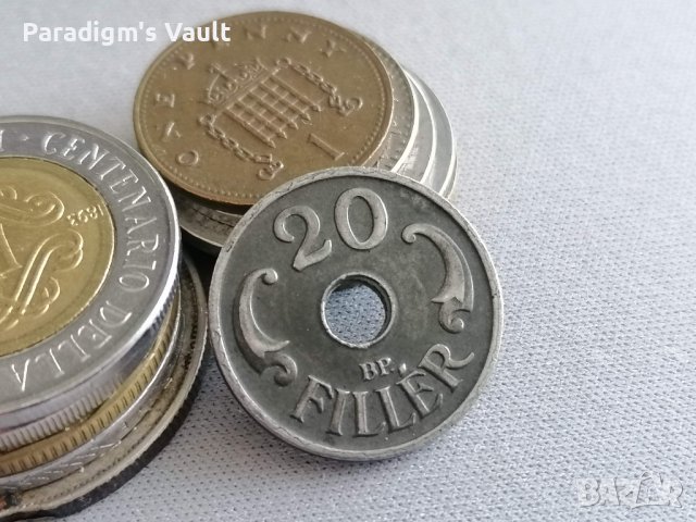 Монета - Унгария - 20 филера | 1941г., снимка 1 - Нумизматика и бонистика - 41243015