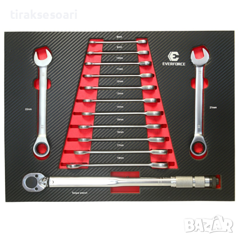 Професионален шкаф с инструменти EVERFORCE , Maxi-Line, снимка 6 - Куфари с инструменти - 44559140