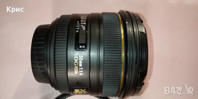 Sigma 50mm F1.4 EX DG HSM за Canon, снимка 6 - Обективи и филтри - 48969095