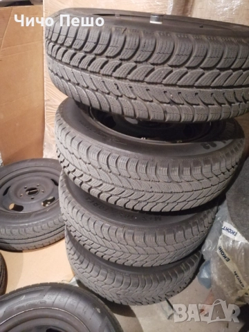 Зимни гуми SAVA с джанти 4 броя 14 цола 185 70 14 5х110 Опел Opel