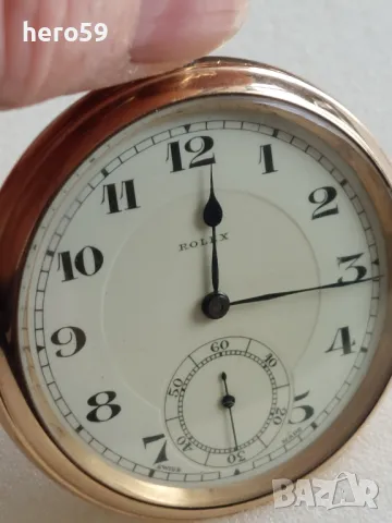Джобен часовник  ROLEX-1910-30 г.позлатен