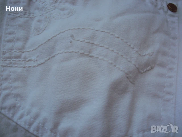 Дънки Cavalli, оригинални дамски бели 27 номер, снимка 10 - Дънки - 51273764