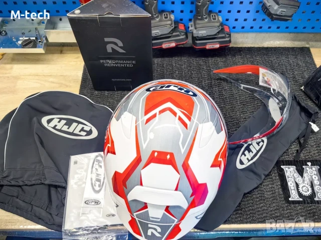 Каска HJC RPHA 1 Nomaro MC21, снимка 7 - Аксесоари и консумативи - 53850446