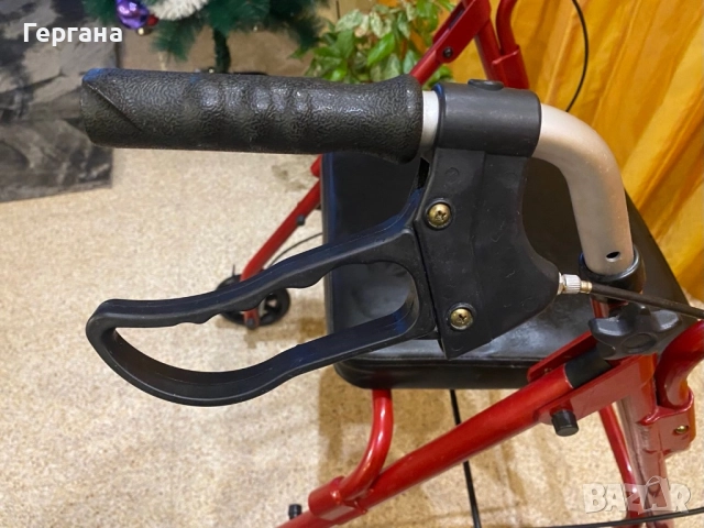 Проходилка Ролатор за възрастни- 100 кг, снимка 4 - Ролатори - 52795932