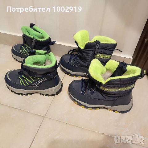 Зимни топли обувки 27 номер (2 чифта)., снимка 2 - Детски боти и ботуши - 52966627