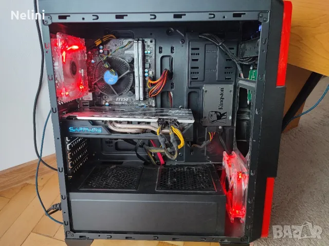Геймърски компютър Intel core i5 4690 / RX 580 8GB / 16GB RAM, снимка 6 - Геймърски - 49774057