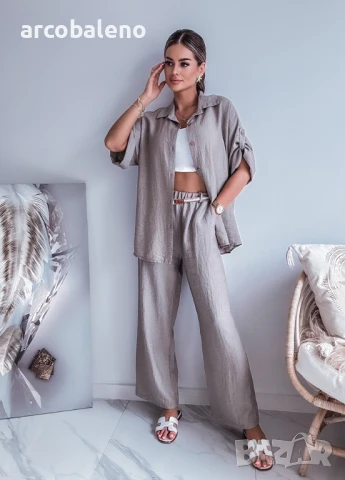 Удобен дамски комплект от две части, 2цвята , снимка 10 - Комплекти - 51159049