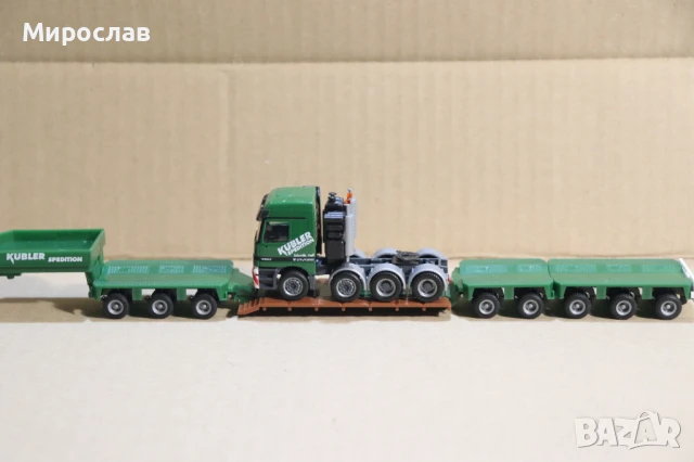 	HERPA H0 1/87 MERCEDES ACTROS ВЛЕКАЧ КАМИОН ТИР МОДЕЛ ТЕЖКОТОВАРЕН ТРАНСПОРТ
