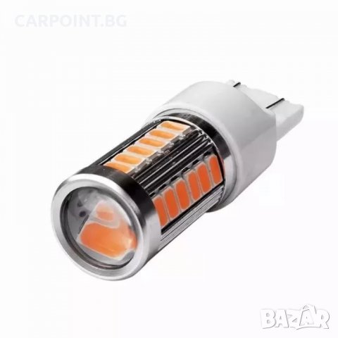 LED КРУШКИ КОМПЛЕКТ T20 W21W 2БРОЯ ОРАНЖЕЖИ 1КТ., снимка 5 - Аксесоари и консумативи - 39025110