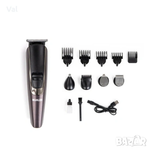 Машинка за подстригване, 5в1 Muhler, снимка 10 - Машинки за подстригване - 53726492