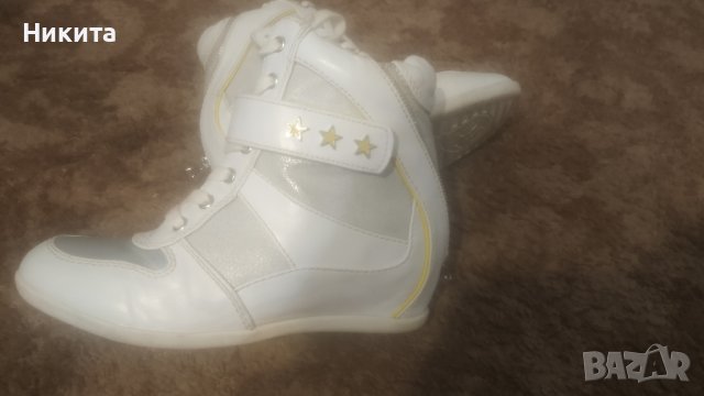 Graceland-кожени боти с платформа 35-36 номер