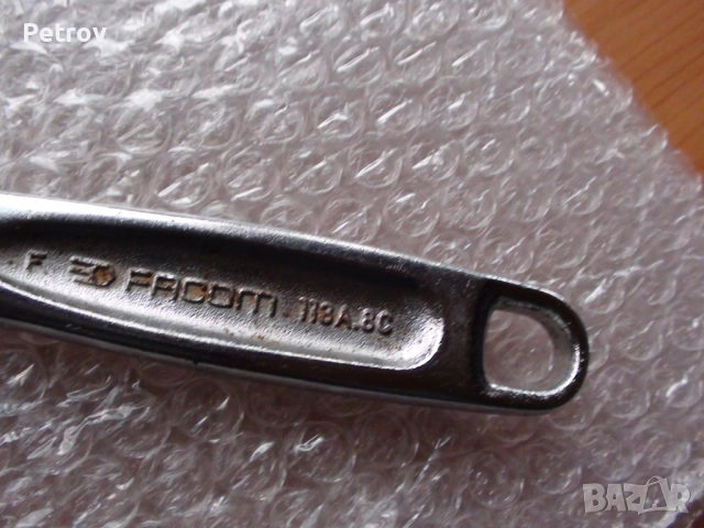 FACOM 113A.8C - 8" - MADE IN FRANCE - ORIGINAL FACOM - ПРОФЕСИОНАЛЕН Раздвижен Ключ 8" (30 mm ) !!!!, снимка 6 - Ключове - 52251902
