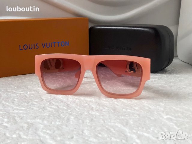 Louis Vuitton 2023 висок клас слънчеви очила унисекс розово, снимка 6 - Слънчеви и диоптрични очила - 38999667