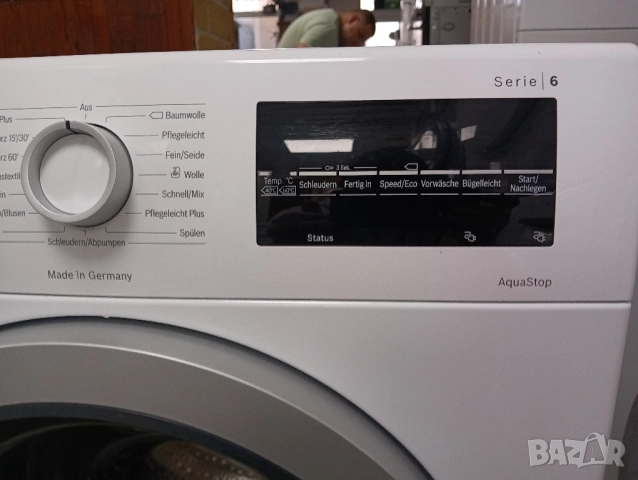 Пералня Бош Bosch Serie 6 A+++ 8кг 2 години гаранция Made in Germany!, снимка 6 - Перални - 52338811
