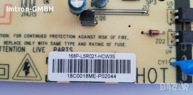 Захранване Power Supply Board 168-P-L5R021-HCW3S от ODL  55650U, снимка 2 - Части и Платки - 36447121