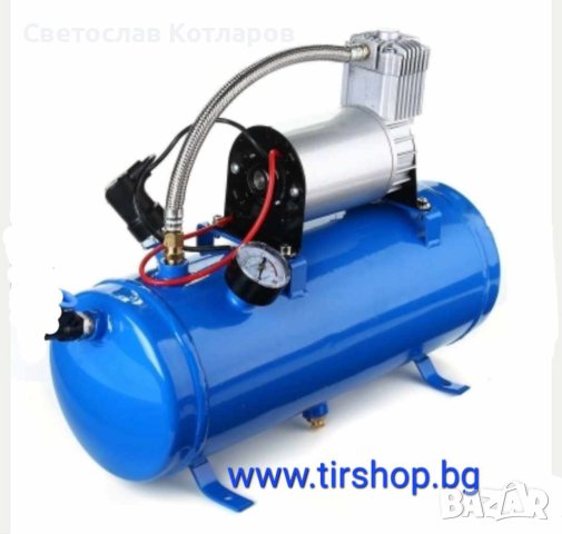 Компресор За Въздух Под Налягане, 12V, 150psi, 8 Бара, 6 литра