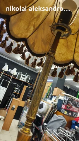 нощна лампа абажур, снимка 3 - Антикварни и старинни предмети - 49263759