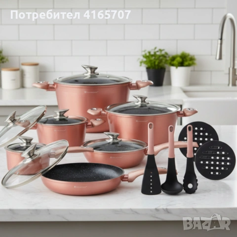 Комплект съдове за готвене EDENBERG EB-5625 - всичко необходимо в кухнята