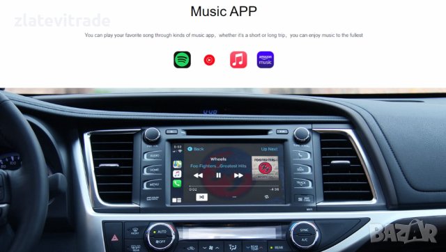 Toyota System Безжичен Applw Carplay Android Auto MMI Box , 9650, снимка 13 - Навигация за кола - 42011460
