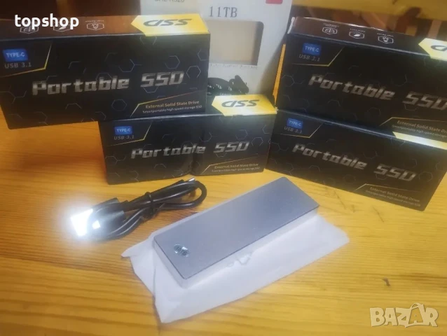 Нови Преносими Външни SSD 12tb, 8tb, 4tb и 2tb USB 3.1 различни видове, снимка 7 - Твърди дискове - 50502541