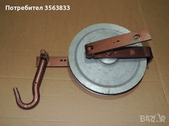 Макара с кука и алуминиево колело, снимка 5 - Други инструменти - 42254392