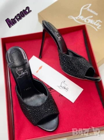 чехли на ток christian Louboutin , снимка 4 - Чехли - 51311017