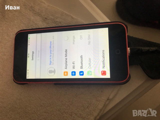 Продавам Iphone 5C pink 16gb, снимка 2 - Apple iPhone - 53722656