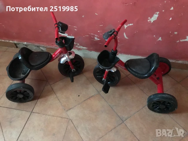 2 броя метални триколки Hawk, снимка 5 - Коли, камиони, мотори, писти - 50495493