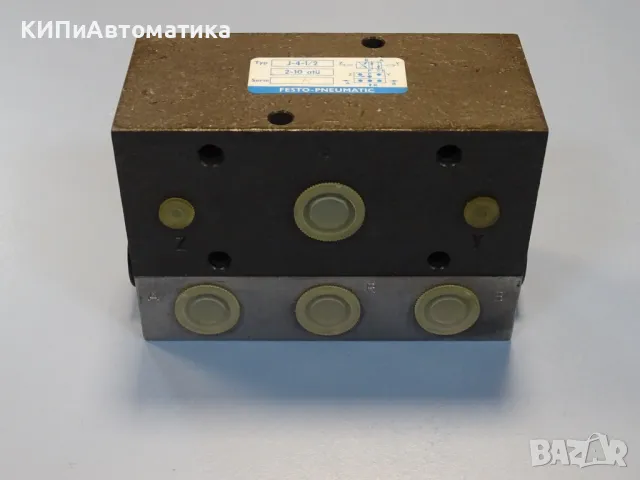 пневматичен блок Festo J-4-1/2 Pneumatic Valve 2-10Bar, снимка 2 - Резервни части за машини - 47674272