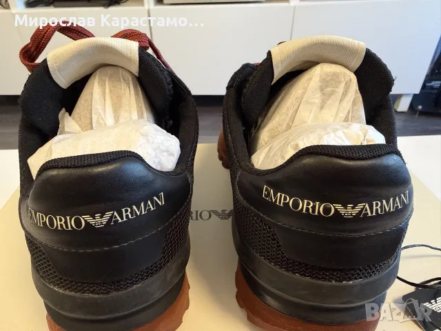 Emporio Armani-мъжки кецове, снимка 5 - Спортно елегантни обувки - 56344443