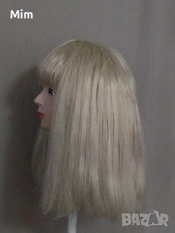 35 см. Руса перука с бретон , снимка 6 - Аксесоари за коса - 51124384