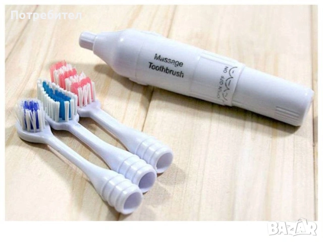 Електрическа четка за зъби - 3 накрайника TV198, снимка 3 - Други - 53661675