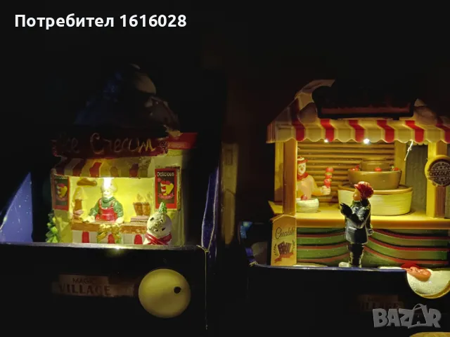 Сладоледен магазин.Коледни сцени на MAGIC VILLAGЕ., снимка 8 - Декорация за дома - 48046257