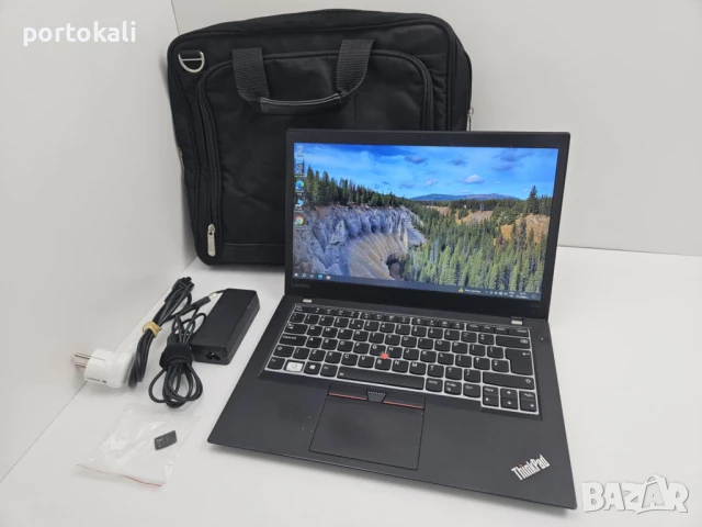 +ГАРАНЦИЯ! Лаптоп Lenovo T470s Intel Core i5-7300U / 8GB RAM / 128GB SSD, снимка 2 - Лаптопи за работа - 50458481