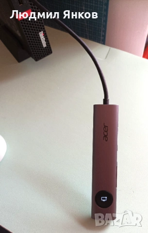 ACER 7-in-1 USB C Hub, снимка 2 - Лаптоп аксесоари - 53674338