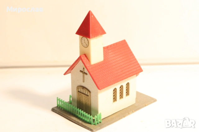 FALLER? KIBRI?VOLLMER? H0 1/87 СГРАДА ЦЪРКВА ВАГОН ВЛАК ЖП, снимка 6 - Колекции - 53743049