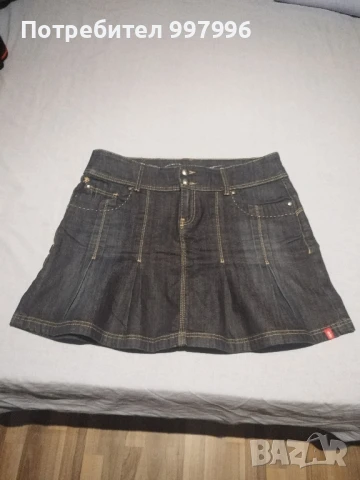 дънкова пола - ХЛ / 2ХЛ размер, снимка 3 - Поли - 50987680