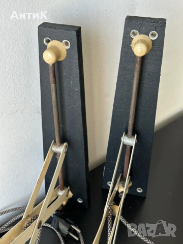 Соц Разтегателна Лампа Индустриална Промишлена Винтидж, снимка 10 - Настолни лампи - 53823447