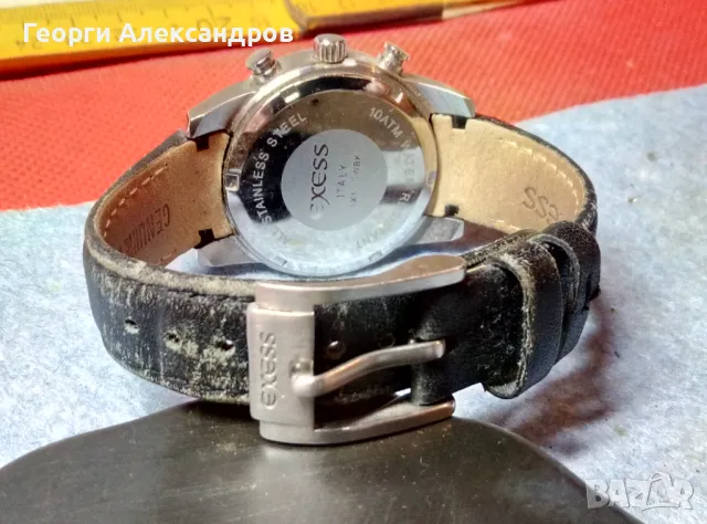 EXESS 1X10 SWBK ITALY Марков Унисекс Модел Италиански Часовник ЕКСЕС, снимка 5 - Дамски - 49235799