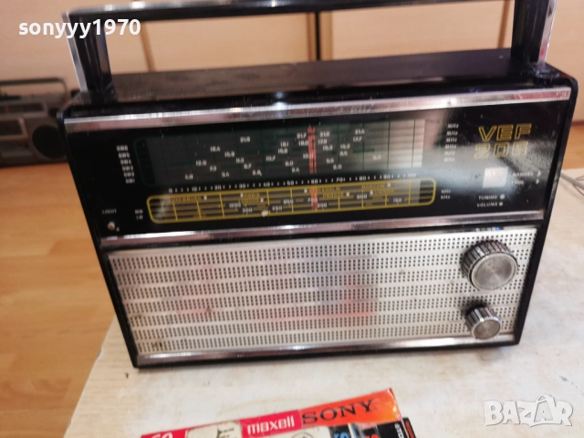 VEF 206+ORIGINAL ADAPTER 220V 2912251619, снимка 11 - Радиокасетофони, транзистори - 52928814