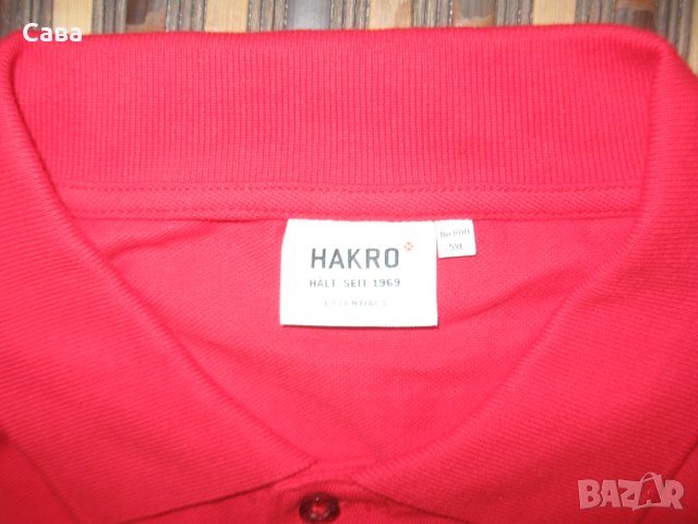 Тениски HAKRO  мъжки,6-7ХЛ   /черна,червена,резеда/, снимка 4 - Тениски - 36770154